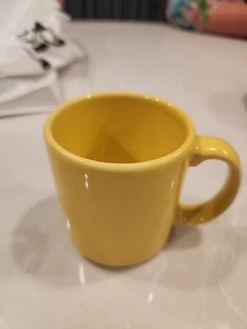 homer laughlin fiesta ware Yellow Coffee Mug - Picture 1 of 3