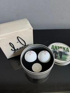 VTG 2003 Annika Sorenstam Callaway Golf “59” Collectible Tin Balls & Marker Set - Picture 1 of 5