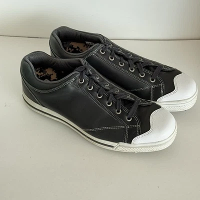 Zapatos de golf FootJoy FJ Street negros blancos puntera con púas talla 8,5 M estilo 56421 Foto 1 de 4