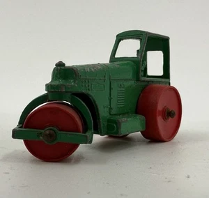 Lesney Matchbox No.1 Aveling Barford Road Roller grün mit roten Rollen Vintage - Bild 1 von 7