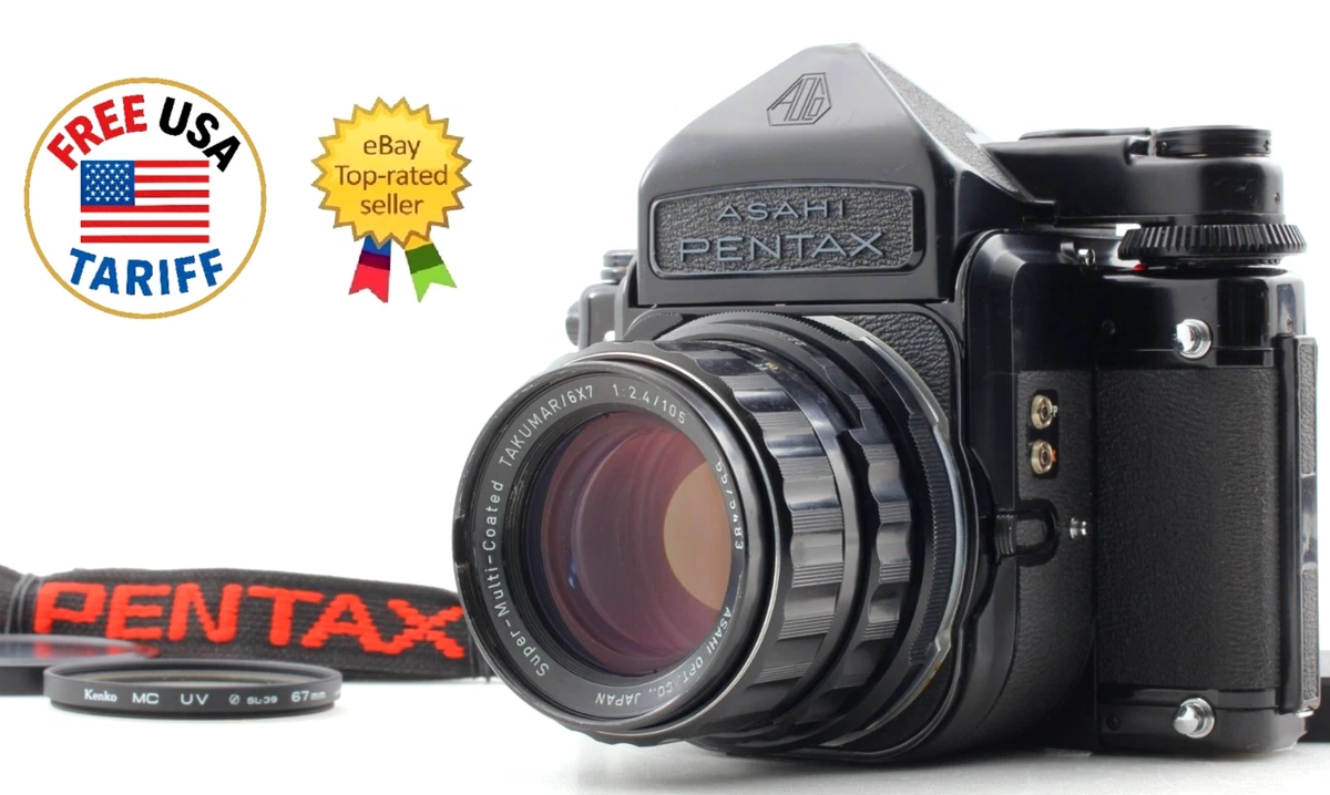 PENTAX 6x7 TTL & Super-Multi-Coated TAKUMAR/6X7 1:4/200 & GW690III Pentax 6x7 67 - Medium Format Camera - Takumar 105mm 2.4 Lens