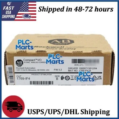 New AB 1769-IF4 / B CompactLogix 4CH Analog Input Module 1769IF4 Factory Sealed - Image 1 of 3