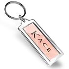 Kace Name Pink Art Deco Keyring   #102761