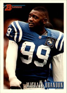 1993 Bowman Football Card #77 Michael Brandon