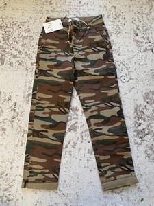 NEW ZARA BOYS CAMO CARGO PANTS SIZE 10 - Picture 1 of 11