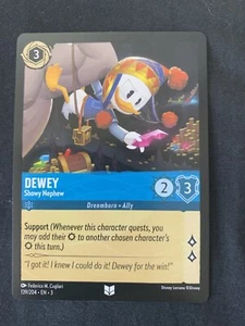 Disney Lorcana Into the Inklands Dewey Uncommon NON-FOIL 139/204 - Picture 1 of 1