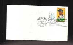 Copertina pittorica con annullamento manuale 1988 apertura campo pilota--Buffalo, New York - Foto 1 di 1