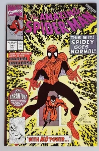 The Amazing Spider-Man #341 1990 Marvel Comics casi nuevo "No Power Spider-Man" - Imagen 1 de 2