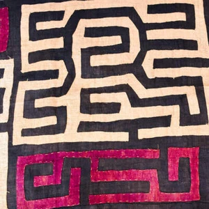 Cuba Aplicada Rafia Textil Congo 141,5 x 21,5 Pulgadas - Imagen 1 de 9