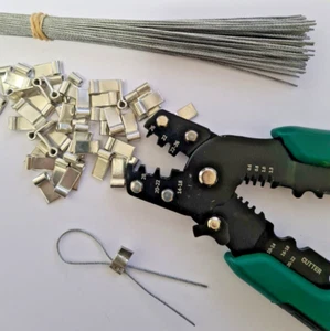 50er-Pack ELEKTROZÄHLER FLAGGE SICHERHEIT MANIPULATIONSDICHTUNGEN & DRÄHTE & DICHTUNG CRIMPWERKZEUG - Bild 1 von 5