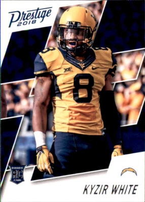 2018 Prestige Kyzir White Rookie RC NFL Insert PWE Chargers #299 - Image 1 of 2