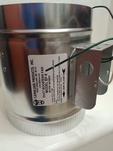 Tjernlund EF-8 Duct Booster Fan 875 CFM 8" Duct Air Flow - Picture 1 of 8