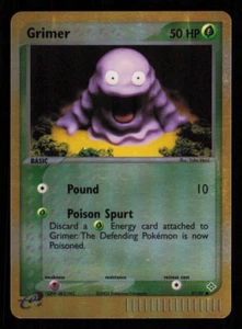 Pokemon Card Grimer 57/97 Reverse Holo EX Dragon Foil Rare WOTC NM 2003 - Picture 1 of 2
