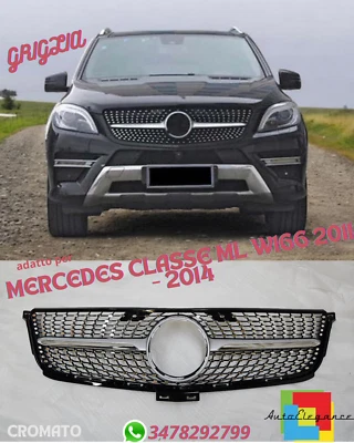⭐Panamerikanischer Kühlergrill passend für Mercedes ML W166 2011–2014⭐ - Bild 1 von 4