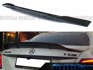 R STYLE CARBON SPOILER FIT 2017 2018 2019 2020 MERCEDES BENZ W213 E CLASS 4DR - Picture 1 of 4
