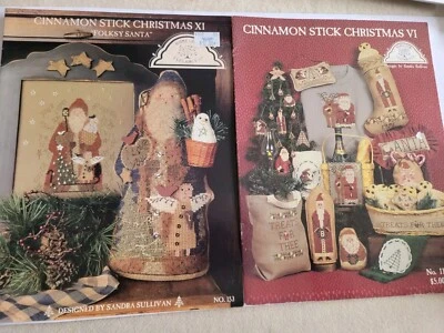 Cinnamon Stick Christmas 6 And 11 Cross Stitch  patterns - Image 1 of 4