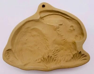 Brown Bag Cookie Art Bunny Rabbit Clay Baking Mold Hill Design 1983 Vintage - Picture 1 of 2