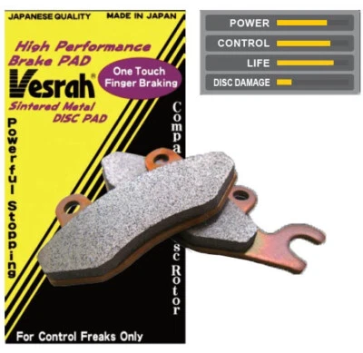 Yamaha TTR230 2006 2007 2008 2009 2010 2011 2012 Sintered Front Brake Pads  - Imagem 1 de 2