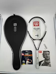 Wilson nCode N6 - New Old Stock - Tennis Racquet 4 3/8 Unstrung w/ Case Strings+ - Picture 1 of 7
