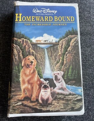 Walt Disney Homeward Bound: The Incredible Journey Movie/VHS, Used-Good, Vintage Foto 1 de 4