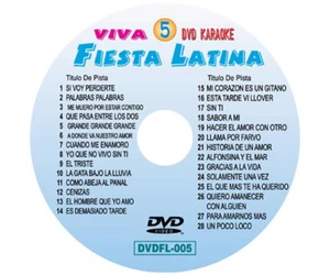VIVA FIESTA LATINA SERIES KARAOKE DVD VOL.05 MARIACHI Free Shipping USA - Picture 1 of 2