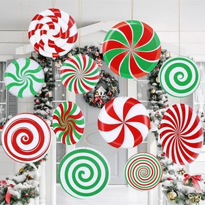 12 Pcs Large Christmas Decorations Outdoor Double Sided Hanging Ornaments Holida - Picture 1 of 12