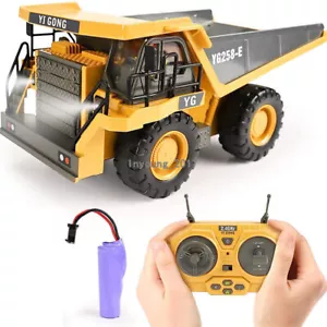 1:20 Remote Control Dump Truck RC Truck Toy Construction Vehicle Toys for Boys - Picture 1 of 10