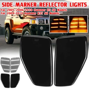 2x Side Marker Fender Turn Signal Light For Hummer H3 2005 2006 H3T - Picture 1 of 8