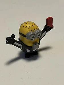 McDonalds Happy Meal Toy 2020 UK Minions Rise Of Gru, Football Referee, Red Card - Picture 1 of 6