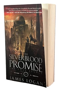 Silverblood Promise James Logan Last Legacy 1 1st Ed Epic Fantasy Novel - Foto 1 di 9