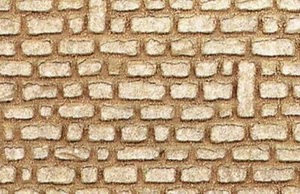 Heki 70102 Festungsmauerwerk, 2 Platten je 28 x 14 cm, TT - H0 - Bild 1 von 1