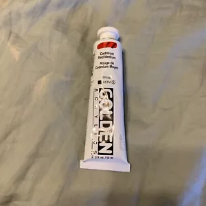 Golden Artist Colors 2 Oz Heavy Body Acrylic Color Paints Cadmium Red Medium - Picture 1 of 2