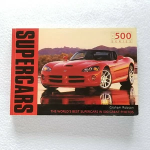 Supercars, 500 Photos 1st Edit. Ferrari, Cobra, Etc, Graham Robson, Rare Edition - Picture 1 of 12