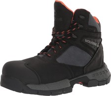 Wolverine Men's Rush Ultraspring Construction Boot 11.5 Wide, Black