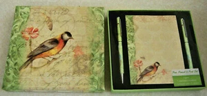 Susan Winget Sanctuary Stift Bleistift & Notizblock Set von C.R.Gibson      - Bild 1 von 5