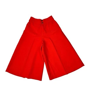 Vintage Flare Wide Leg Culottes Pants Petite XS Alfred Paquette California - Picture 1 of 3