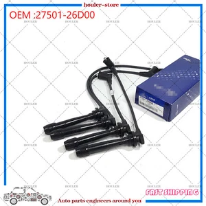 Gen-uine Oem 27501-26D00 Spark Plug Cable Set For Hyundai Click - Picture 1 of 12