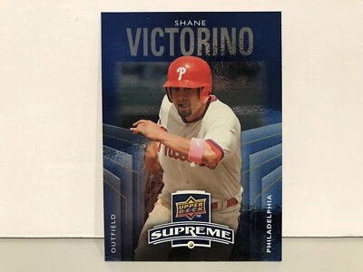 2010 Upper Deck Supreme Blue #S87 Shane Victorino Philadelphia Phillies Baseball - Image 1 of 4