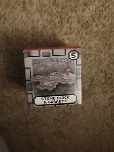 2025 McDonald’s A Minecraft Movie Happy Meal Toy #5 Stone Block & Garrett - Picture 1 of 6