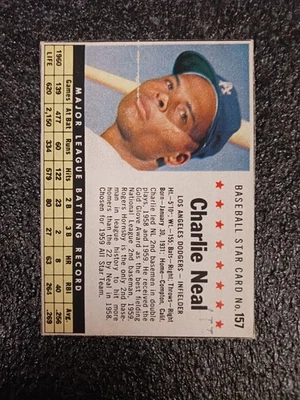 1961 Post Charlie Neal #157 - Image 1 of 2