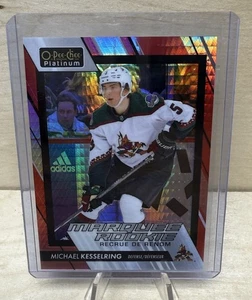 2023 O-Pee-Chee OPC Platinum Marquee Rookies Red Prism Michael Kesselring /199 - Bild 1 von 2