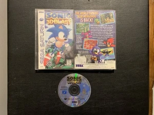 Sonic 3D Blast (Sega Saturn, 1996) Disc & Case (No Manual) Tested & Works! - Picture 1 of 22