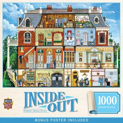 Rompecabezas MasterPieces - Inside Out - Walden's Manor House 1000 piezas Foto 1 de 4