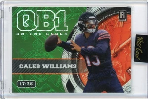 Caleb Williams 2023 Wild Card QB1 On the Clock SP Rookie RC /25 Chicago Bears - Picture 1 of 3