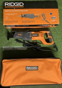 RIDGID R3002 Compact Orbital Reciprocating Saw - Orange (Kit with 2 Blades... - Picture 1 of 2