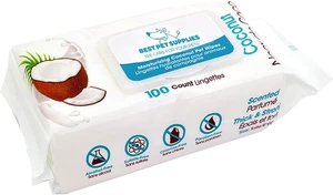 Best Pet Supplies Toallitas para Mascotas para Perros - Toallitas Limpieza Desodorizante, para Abrigos - Imagen 1 de 12