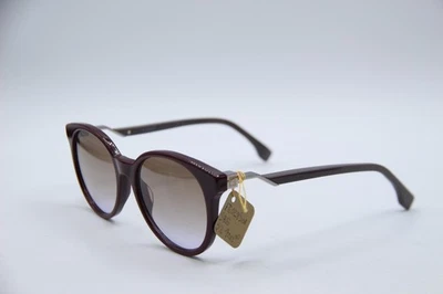 GAFAS DE SOL FENDI FF 0231/S S85QR BORGOÑA DEGRADADO BERENJENA AUTÉNTICAS 52-18 Foto 1 de 4