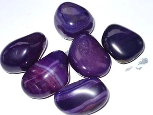 - MINERALI BURATTATI CRISTALLOTERAPIA - AGATA VIOLA - Picture 1 of 1