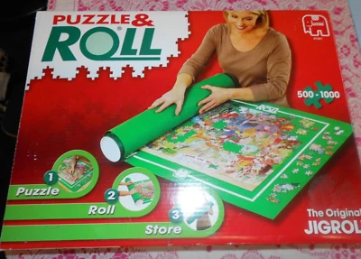 JIGROLL PUZZLE STORAGE  jumbo the original jigroll stores 500-1000 pieces new - image 1 of 2