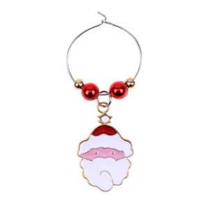 6 Pcs Wine Glass Decoration Ring Christmas Pendant Decorative Rings - Picture 1 of 12